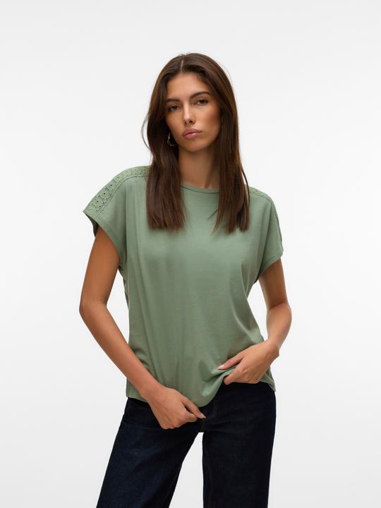 Actual product image Vero Moda Vmemmy Ss Lace Tape Top Jrs Ga Noos (XL)
