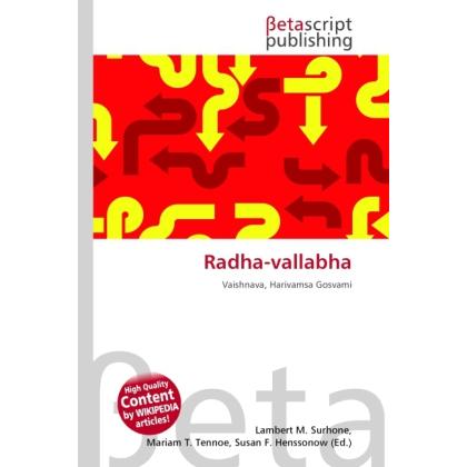 Radha-vallabha, Sachbücher