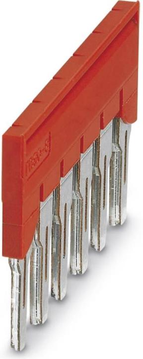 Produktbild Phoenix Contact Bridge Positions: 6, Color: Red