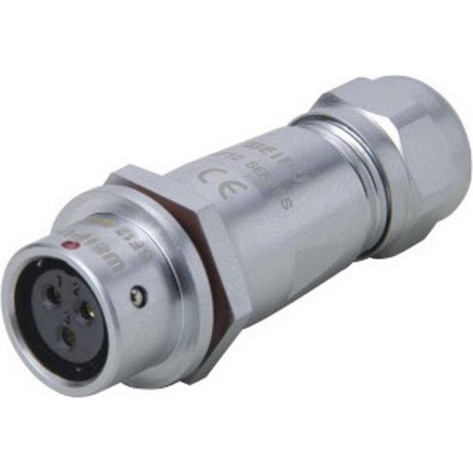 Thumbnail - Weipu SF1211/S3 I Rundstecker Kupplung, gerade Gesamtpolzahl: 3 Serie (Rundsteck, Elektronikkabel + Stecker