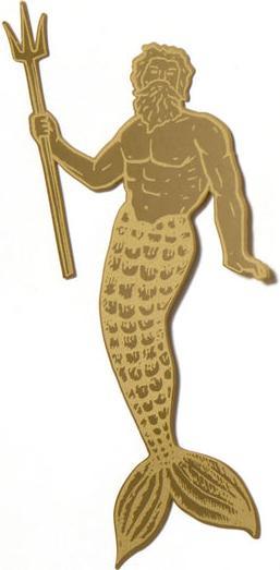 Image du produit Designworks Brass Bookmark - Poseidon