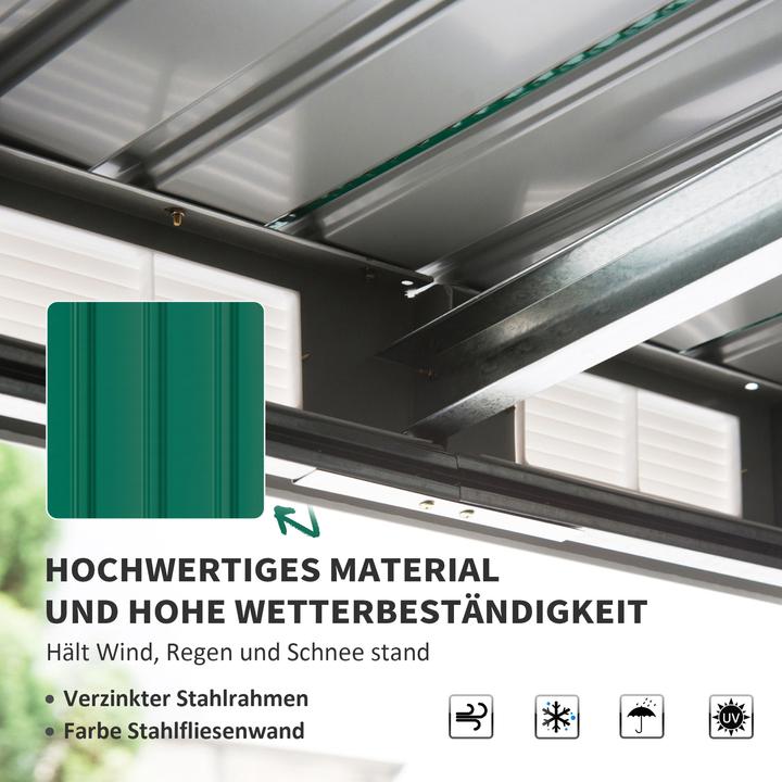 Produktbild Outsunny Geräteschuppen mit Schiebetür