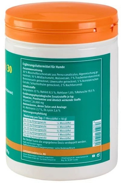Produktbild Luposan LUPO Gelenk 30 Pellets (Senior, Adult, 1 Stk., 772 g)