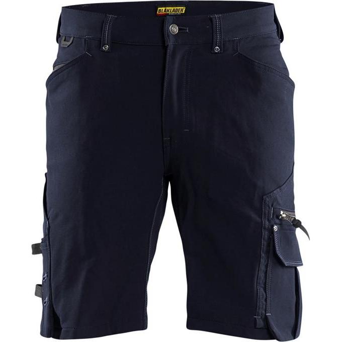 Blakläder, Pantaloni da lavoro, BlÃ¥klÃ¤der X1900 Werkbroek kort 4-weg Stretch 1987 - zonder spijkerzakken - zwart - maat 50 (M) (50)