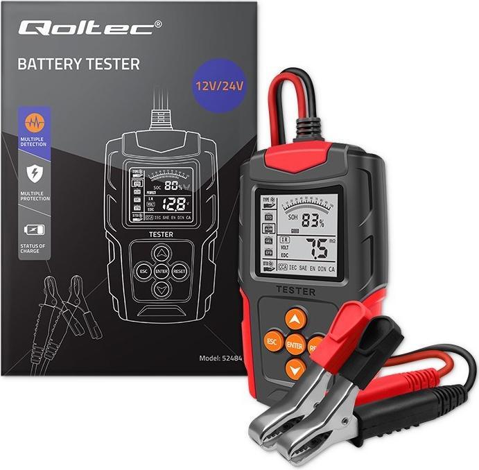 Produktbild Qoltec LCD-Digital-Batterietester