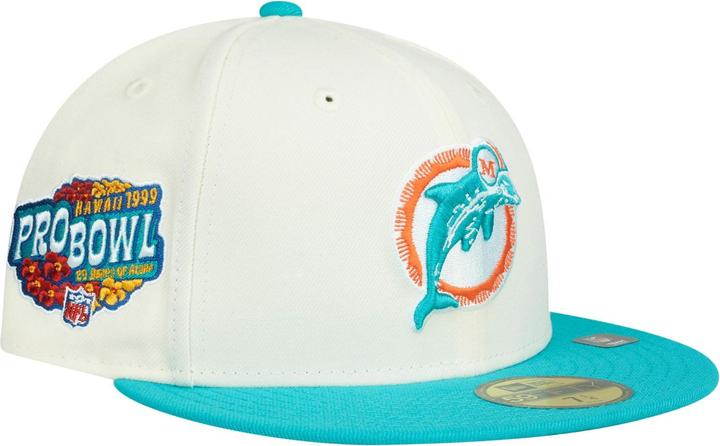 Produktbild New Era 59Fifty Fitted Cap Throwback Miami Dolphins - 7 5/8 (7 5/8)