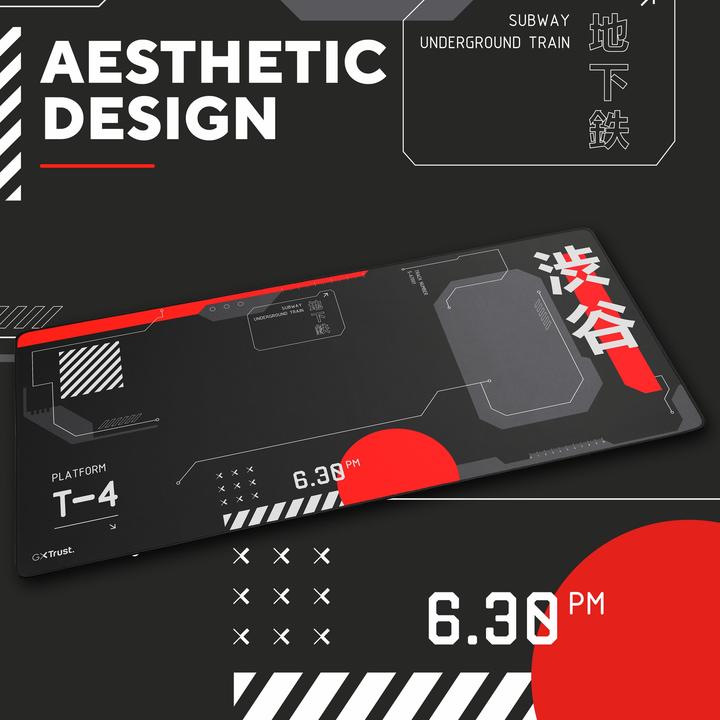 Actual product image Trust GXT759 XXL MOUSEPAD - JAPAN BLA (XXL)