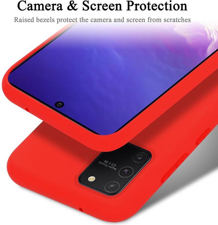 Immagine prodotto Cadorabo Copertura della cassa del silicone liquido TPU (Samsung Galaxy A91, Samsung Galaxy S10 Lite)