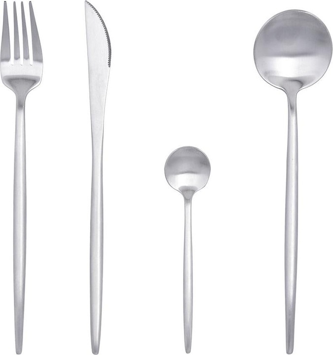Produktbild Bidasoa Messerset Fosil Metall Stahl 23 x 1,2 x 1,1 cm (6 Stück) (6 Stück, Messer)