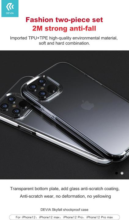 Actual product image Devia Skyfall shockproof case iPhone 12 Pro Max white (Apple iPhone 12 Pro Max)