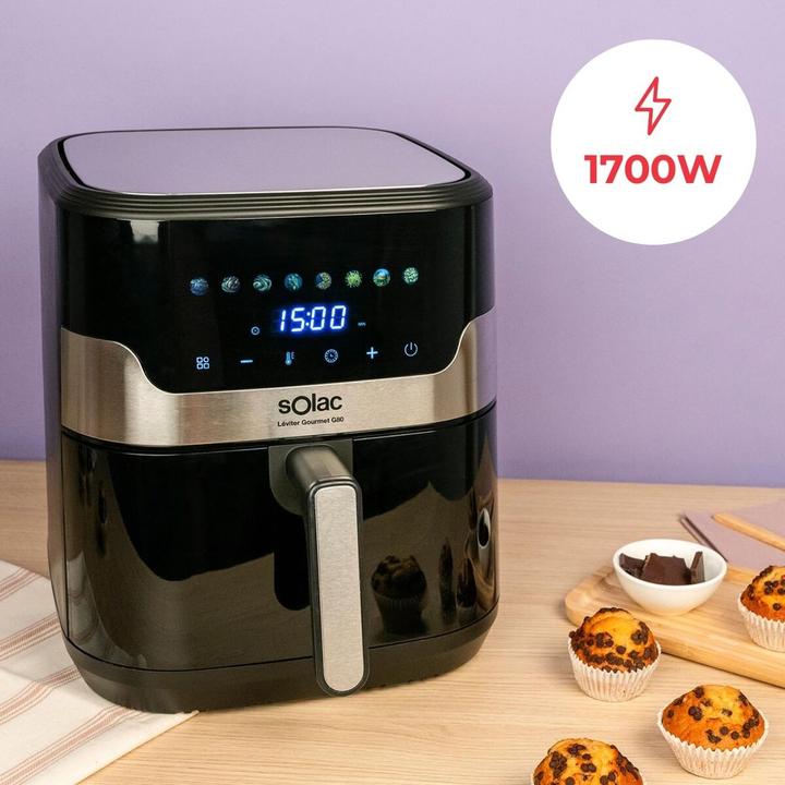Solac Leviter Gourmet G80 Heissluftfritteuse