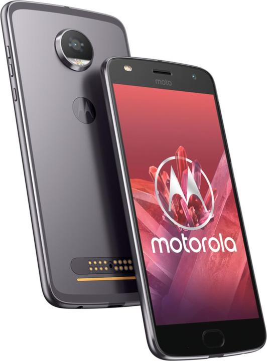 Produktbild Motorola Moto Z2 Play + JBL Soundboost 2 (64 GB, Lunar Gray, 5.50", Dual SIM + SD, 4G)