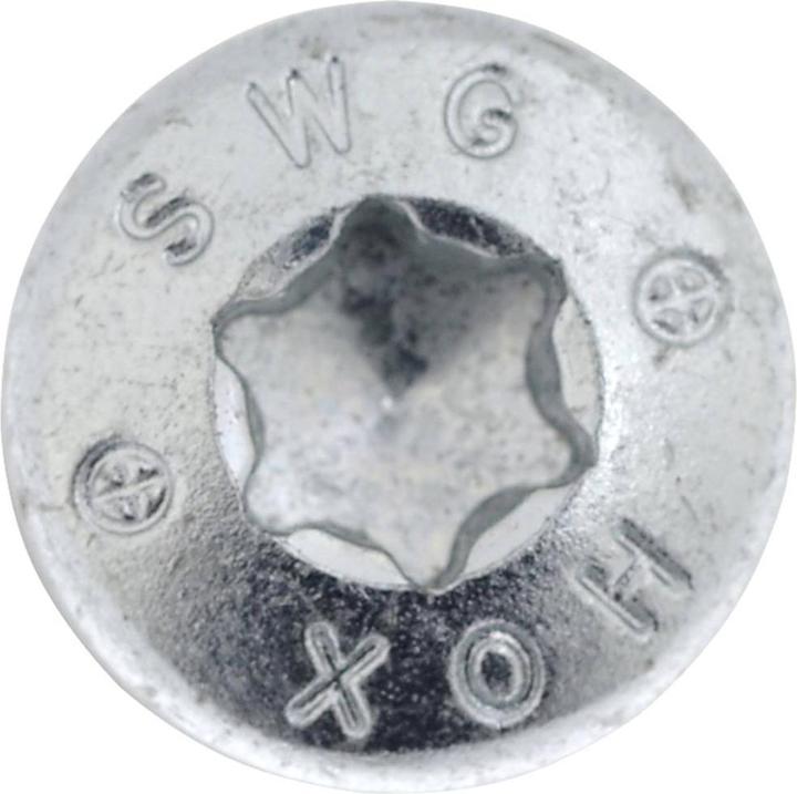Image du produit SWG Hox 175 760 060 63 Vis à bois 6 mm 60 mm profil T acier zingué 50 pces (50 Vis par pièce)