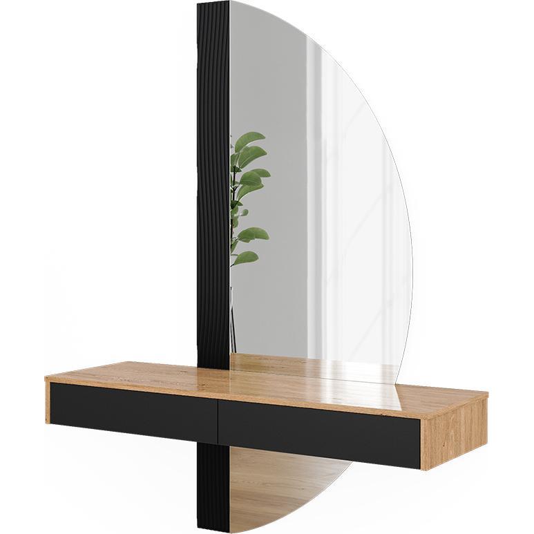 Vicco, Schminktisch, Melisa mit Beleuchtung (120 x 40 x 161 cm)