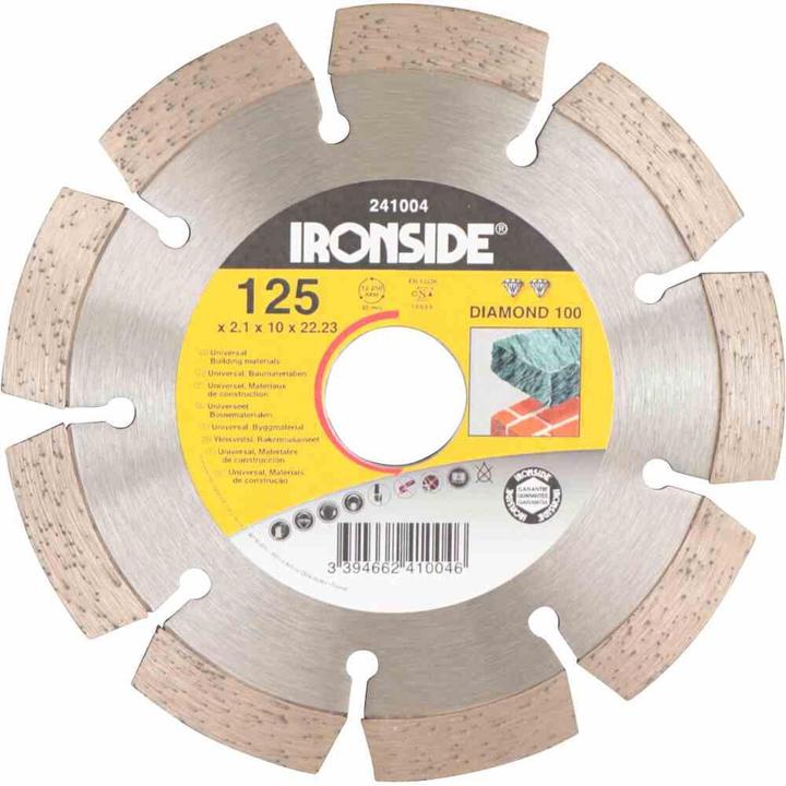 Produktbild Ironside 241004 Diamant-Scheibe 125mm 2/7mm
