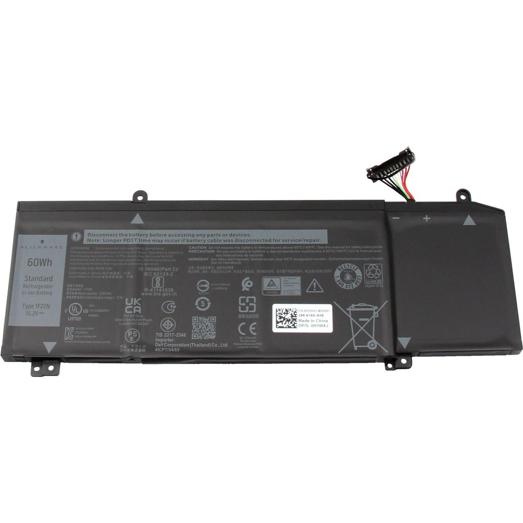 Dell 451-BCHR (4 Zellen, 3750 mAh), Notebook Akku
