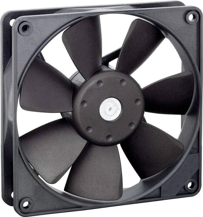 Actual product image Papst EBM 4412F/2M-504 Axial fan 12 V/DC 137 m³/h (L x W x H) 25.4 x 119 x 119mm (119 mm, 1x)