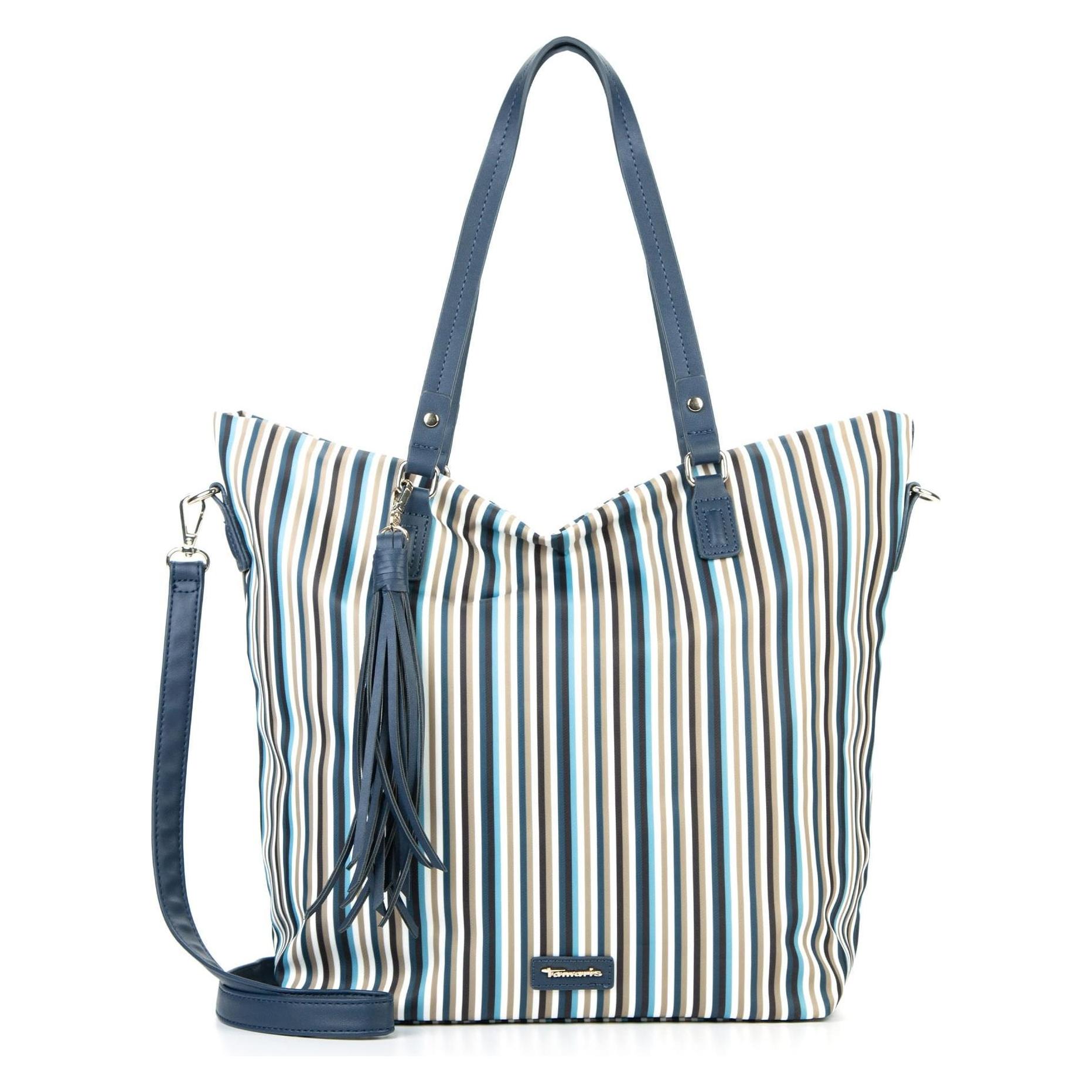 Tamaris, Damen, Tasche, Shopper Lea, Blau, (15.10 l)