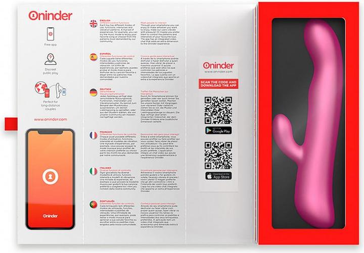 Produktbild Oninder Vibration & Rotation Pink - Free App