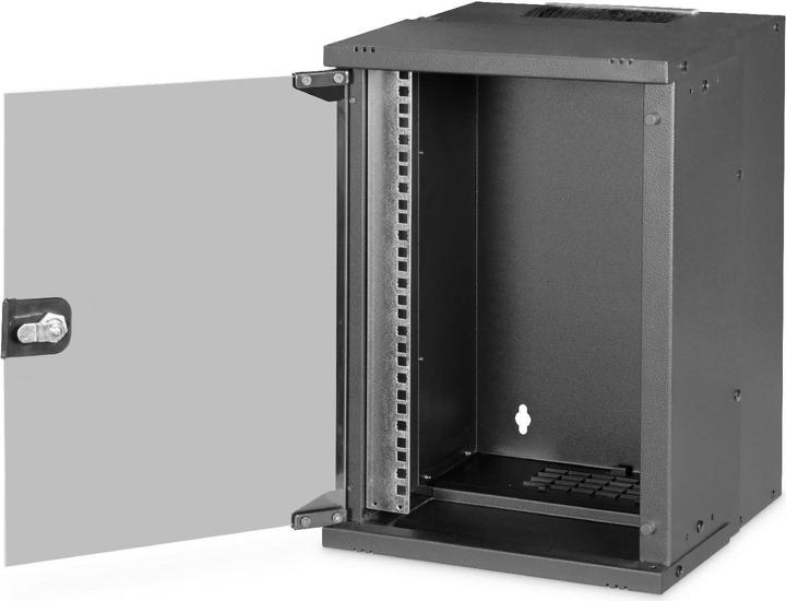Produktbild Digitus 10" 9HE Wandgehäuse, SOHO PRO 457 x 316 x 298 mm, schwarz (9 HE, 10 Zoll Rack)