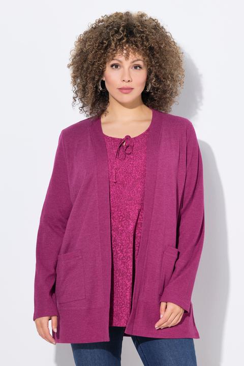 Actual product image Ulla Popken Open Shape Long Sleeve Sweatshirt (56)