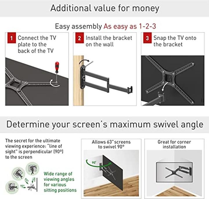 Produktbild Barkan BM343XL 13-65-Zoll-Fernseher (Wand, 65", 36 kg)
