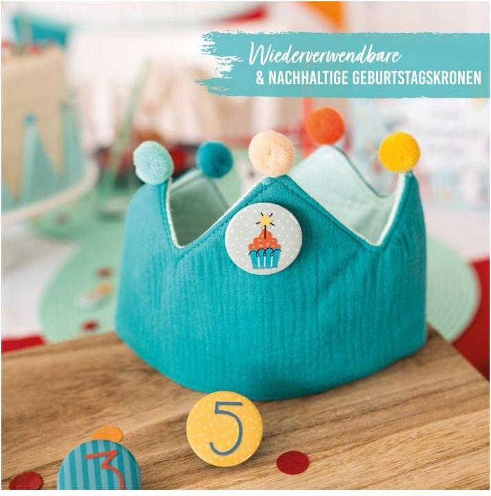 Actual product image Papierdrachen Birthday Crown