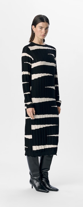 Image du produit Object Robe en tricot rayée (XS)