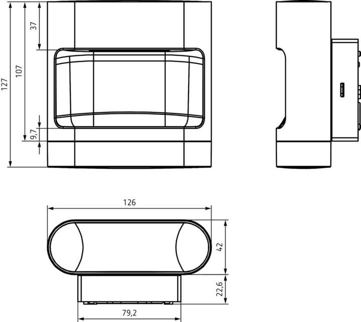 Immagine prodotto Theben theLeda D S AL (760 lm, IP55)