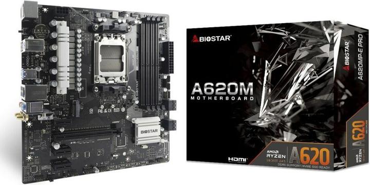 Image du produit Biostar MB A620MP-E Pro (A620,AM5,mATX,AMD) (AM5, AMD A620, mATX)