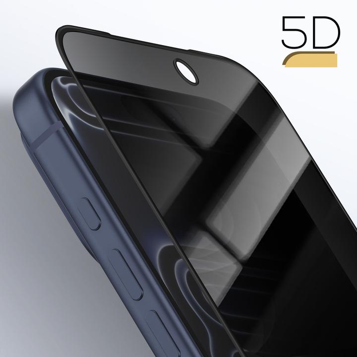 Actual product image Tactical 5D Blickschutz Glas iPhone 17 Pro (1 pcs., Apple iPhone 17 Pro)