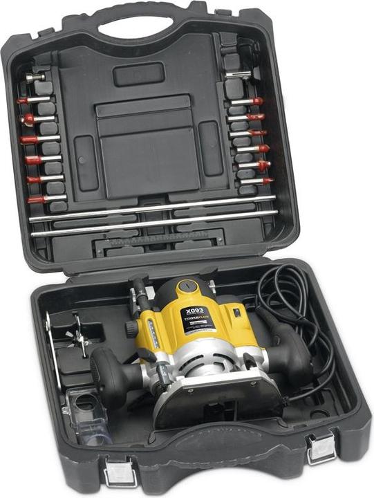 Actual product image Powerplus Oberfräse 1500w +12 fräsbits