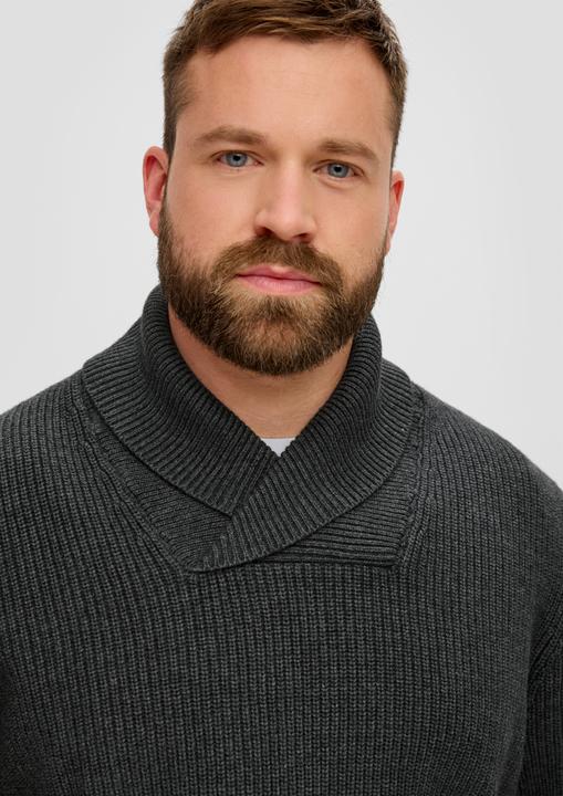 Produktbild s.Oliver Strickpullover Strickpullover aus Wollmix (XXL)