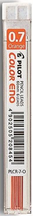 Actual product image Pilot Refills Color Eno 0,7mm orange 6pcs. (6 Piece, Orange, 0.70 mm)