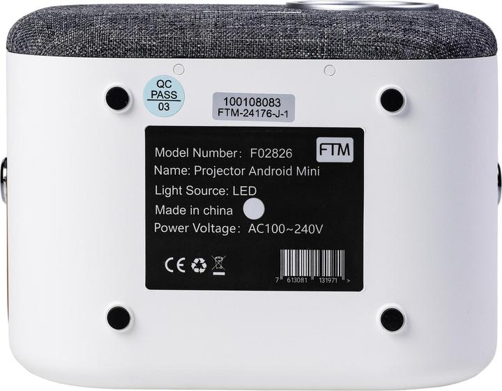 Image du produit FTM Projektor Mini, ANSI-Lumen: 200 lm, Auflösung: 1920 x (Full HD, 200 lm)