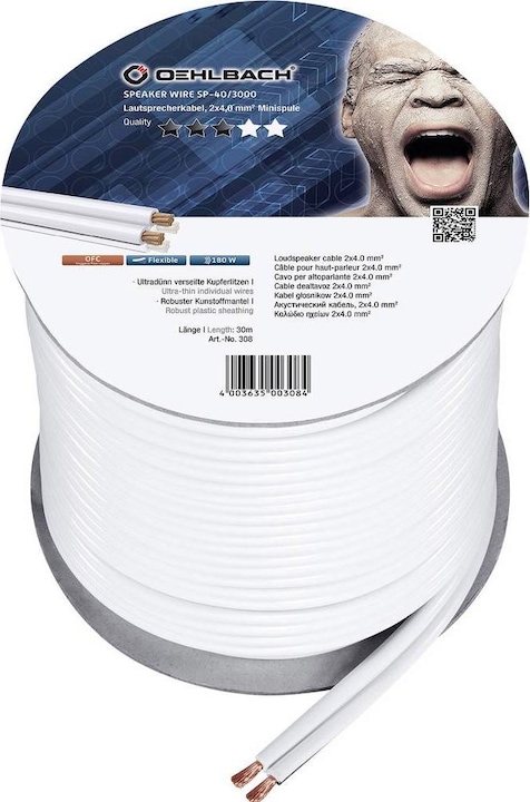 Actual product image Oehlbach Speaker Wire SP40 (30 m, 4 mm²)