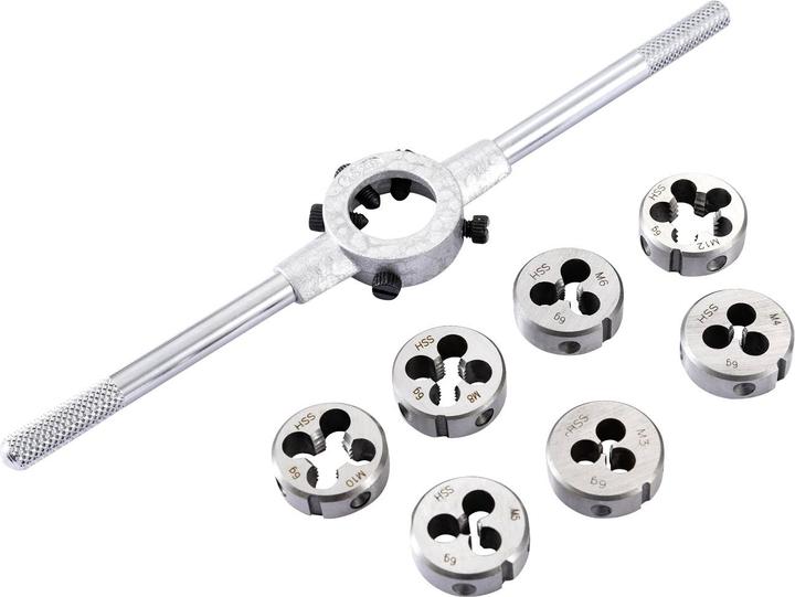 Produktbild Toolcraft Schneideisensatz