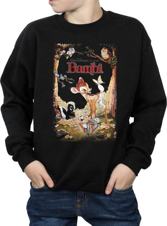 Immagine prodotto Disney Bambi Retro Poster Felpa Ragazzi (152, 158)