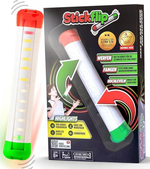 Stickflip - ChuckaRubba Flip, Catch, Levelup - Jouets à lancer (1 - 4 Joueur)