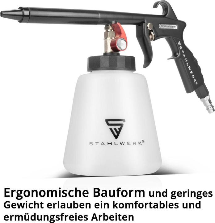 Actual product image Stahlwerk Compressed air cleaning gun RP-93 ST Blow-out gun with 1 litre container