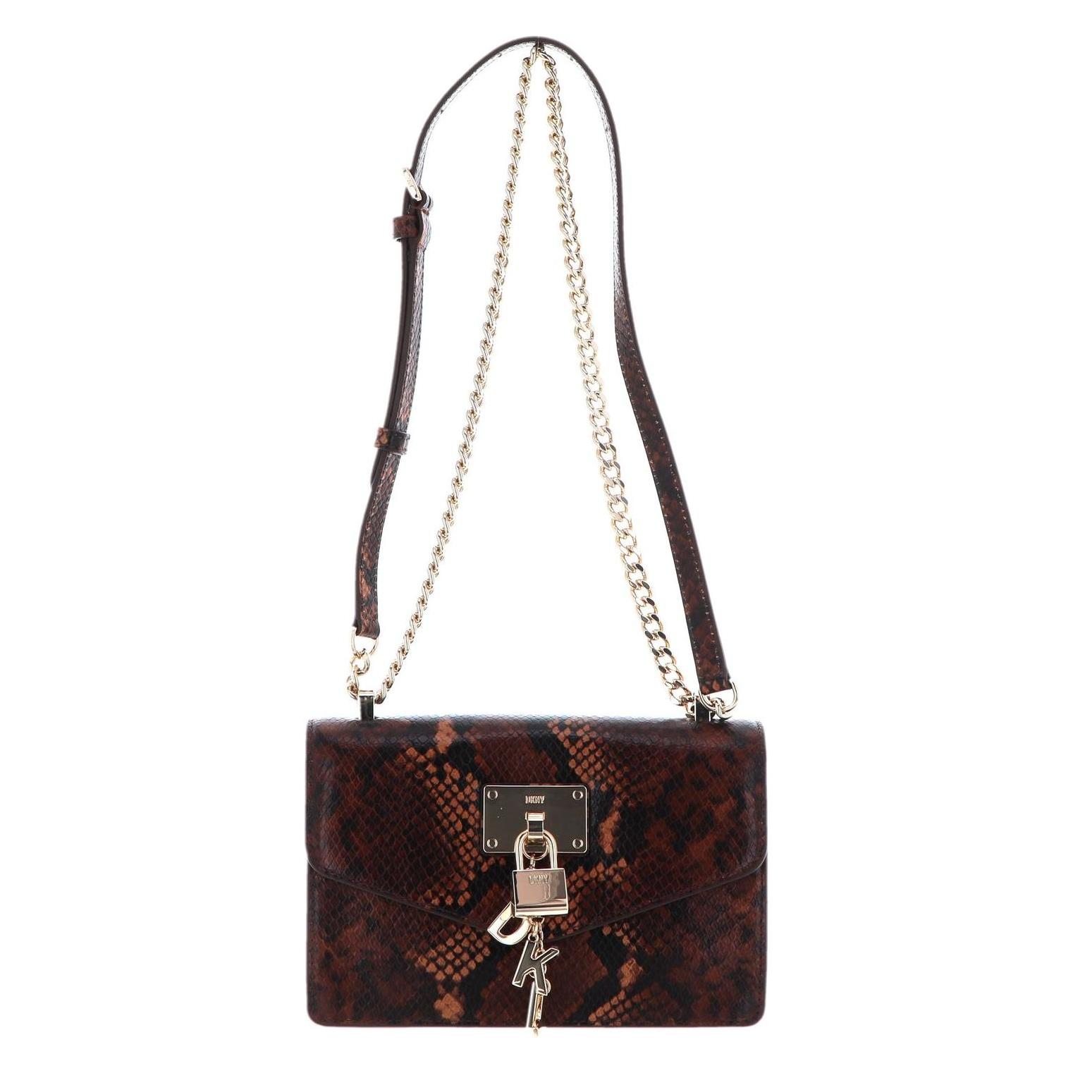 Dkny, Damen, Handtasche, Elissa Shoulder Bag, Braun