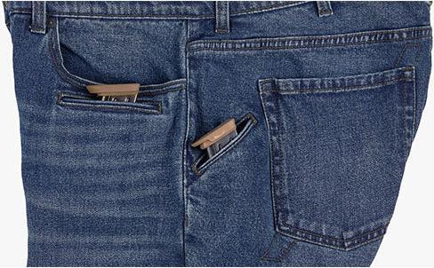 Actual product image Viktos Taktische Hose OPERATUS XP TACTICAL JEANS, blue denim (W44/L36)