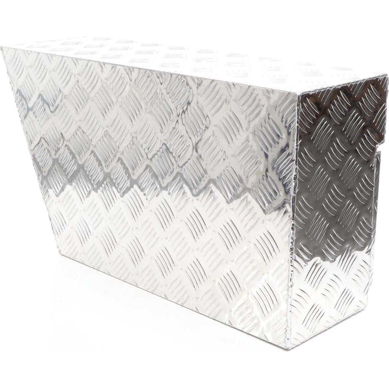 XPOtool, Garagenausstattung, Aluminium Unterflurbox Rechts 75x25x40cm Deichselbox Staubox Staukasten