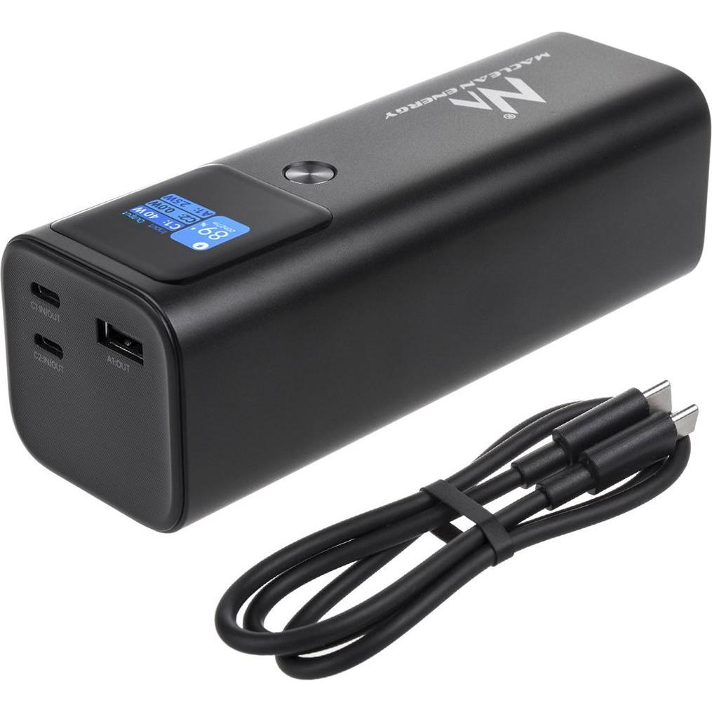 Maclean Mobile Battery Power Bank, 24600mAh, Power supply (PD) 140W, Fast/Fast/Super charging (24600 mAh, 140 W, 88.56 W...