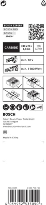 Productafbeelding Bosch Professional Zubehör Expert Hollow Brick S 1543 HM