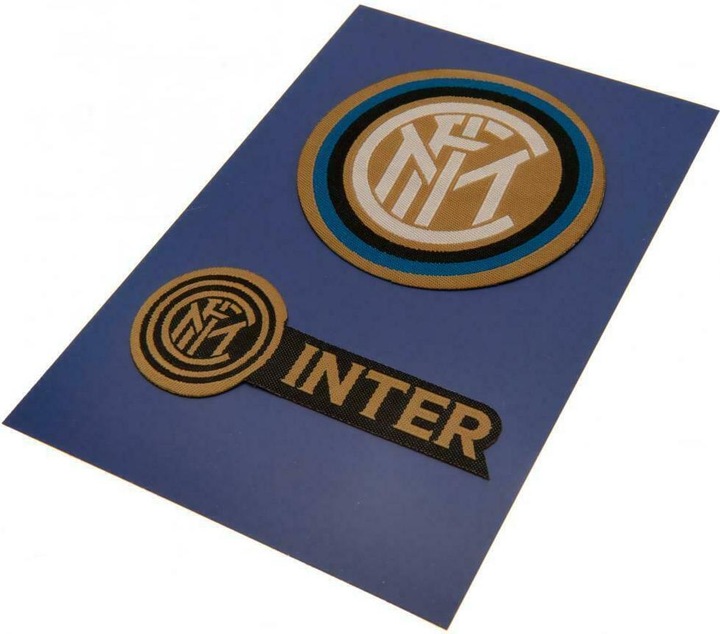 Actual product image Inter Milan FC Iron-on patch set 2pack (2 x)