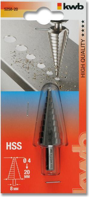 Image du produit kwb Foret étagé 420 Mm (20 mm, 4 mm)