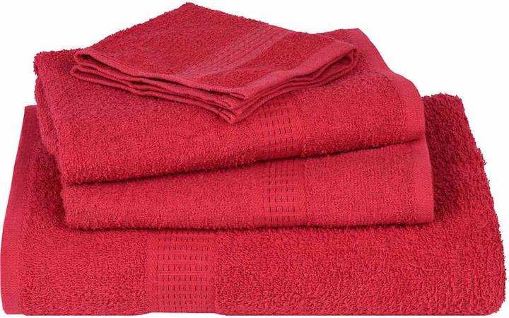 Immagine prodotto vidaXL Asciugamani 2 pezzi. Rosso 100x200 cm 360 g/m² 100% cotone telo mare (100 x 200 cm)