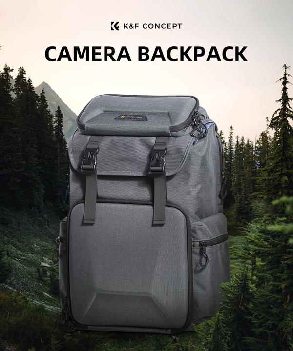 Produktbild K&F Concept Backpack 25L Nature Wander 03 (Gray) (Kamera Schultertasche, 25 l)
