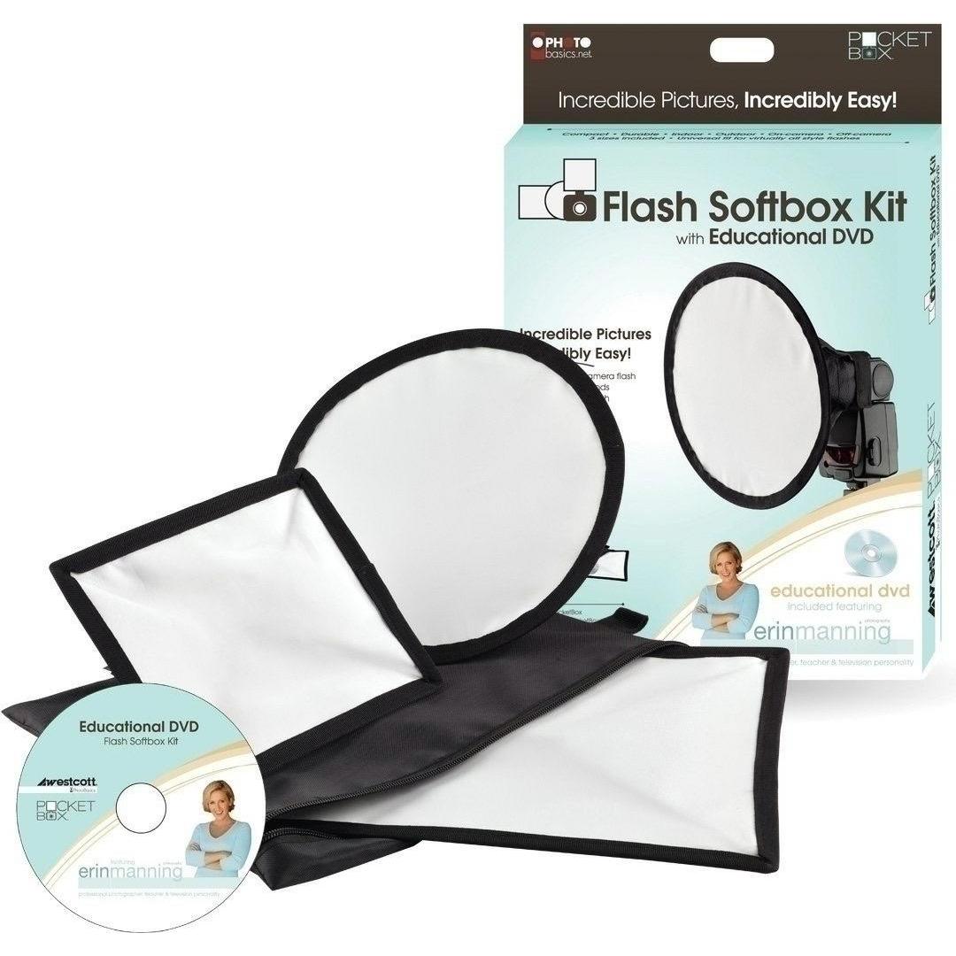 Thumbnail - Westcott Edukatives Pocket Box Kit (Softbox, 3.80 cm), Softbox + Reflektor
